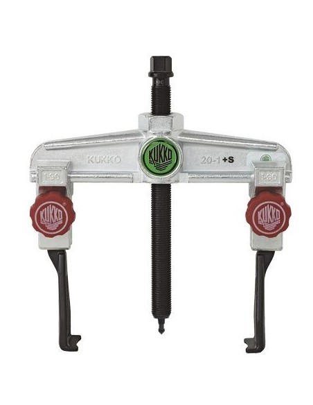 Extractor de rodamientos universal de 2 patas para espacios angostos con regulación rápida