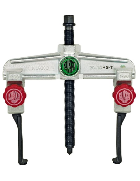 Extractor de rodamientos universal de 2 patas para espacios angostos con regulación rápida