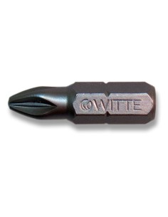 Punta Pozidriv (PZ) STAINLESS INOX guía 1/4" corta