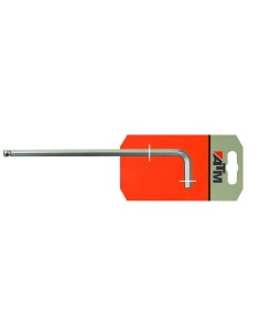 Llave Allen extra-larga con bola en blister