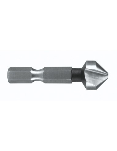Avellanador cónico DIN 335 forma C 90º HSS mango hexagonal 1/4.