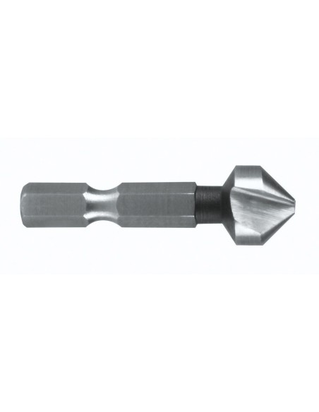 Avellanador cónico DIN 335 forma C 90º HSS mango hexagonal 1/4.