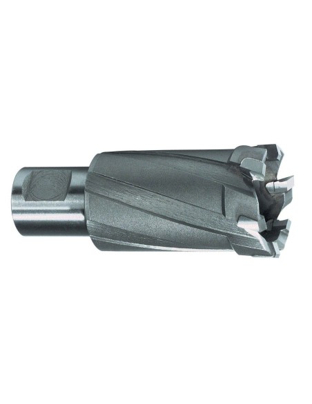 Broca hueca dientes metal duro vástago Weldon