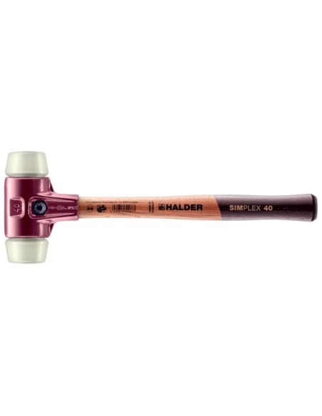 Maza de nylon blanco Simplex