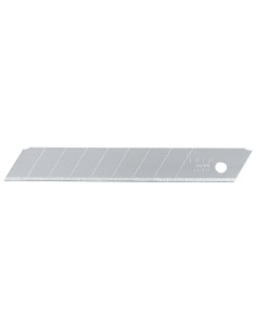 PACK DE 10 CUCHILLAS TROCEABLES 12,5 MM PLATEADAS