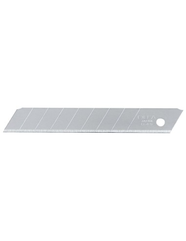 PACK DE 10 CUCHILLAS TROCEABLES 12,5 MM PLATEADAS