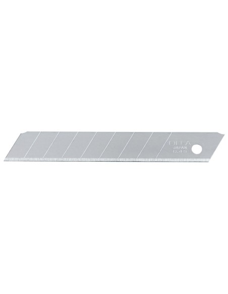 PACK DE 10 CUCHILLAS TROCEABLES 12,5 MM PLATEADAS