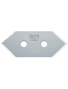 PACK DE 5 CUCHILLAS CORTE 45º 49X20X0,3 MM PLATEADAS