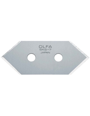 PACK DE 5 CUCHILLAS CORTE 45º 49X20X0,3 MM PLATEADAS