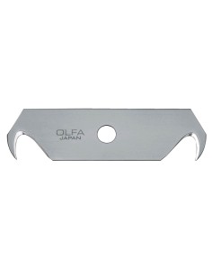PACK DE 5 CUCHILLAS-GANCHO 64X17,5X0,4 MM PLATEADAS