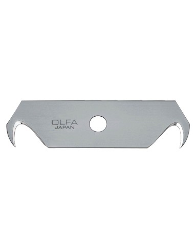 PACK DE 5 CUCHILLAS-GANCHO 64X17,5X0,4 MM PLATEADAS