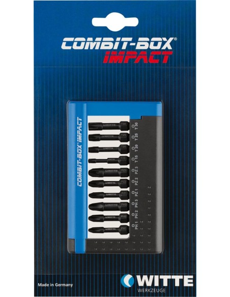 JUEGO DE 10 PUNTAS DE IMPACTO COMBIT-BOX EN BLISTER INDIVIDUAL
