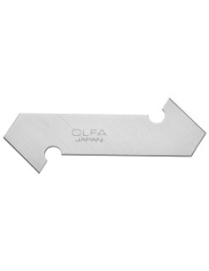 PACK DE 3 CUCHILLAS PARA PLASTICO 13X0,6 MM PLATEADAS