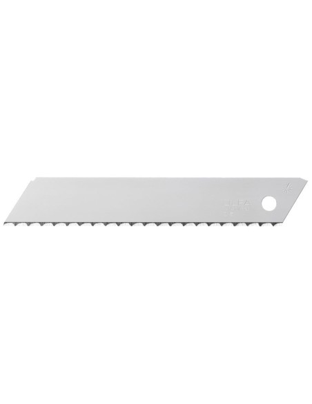 PACK DE 3 CUCHILLAS SOLIDA CON DENTADO ONDULADO 18MM PLATEADAS EN BLISTER