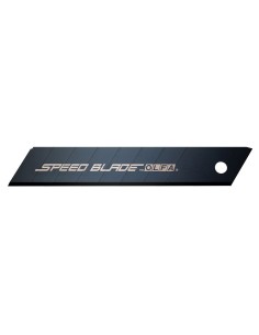 PACK DE 5 CUCHILLAS TROCEABLES SPEED BLADE 18 MM NEGRAS EN BLISTER