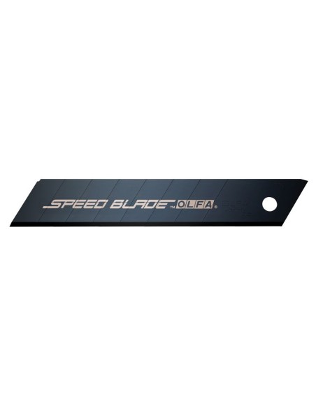 PACK DE 5 CUCHILLAS TROCEABLES SPEED BLADE 18 MM NEGRAS EN BLISTER