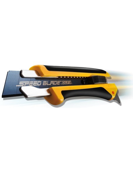 PACK DE 5 CUCHILLAS TROCEABLES SPEED BLADE 18 MM NEGRAS EN BLISTER