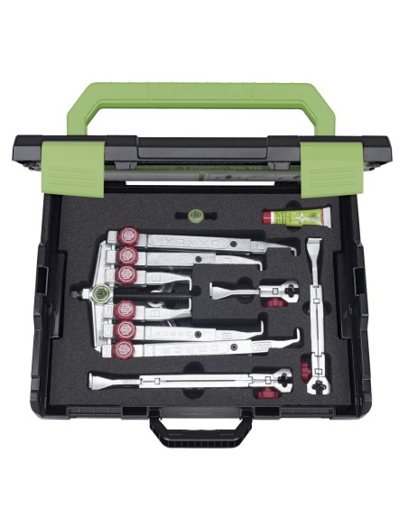 JUEGO EXTRACTOR UNIVERSAL DE 2 Y 3 PATAS CON AJUSTE RAPIDO (120-130 X 100-350MM)