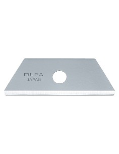 PACK DE 5 CUCHILLAS TRAPEZOIDAL 50X17,5X0,6 MM PLATEADAS