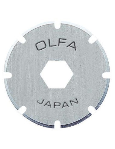 PACK DE 2 CUCHILLAS CIRCULARES PERFORADORA 18X0,3 MM PLATEADAS