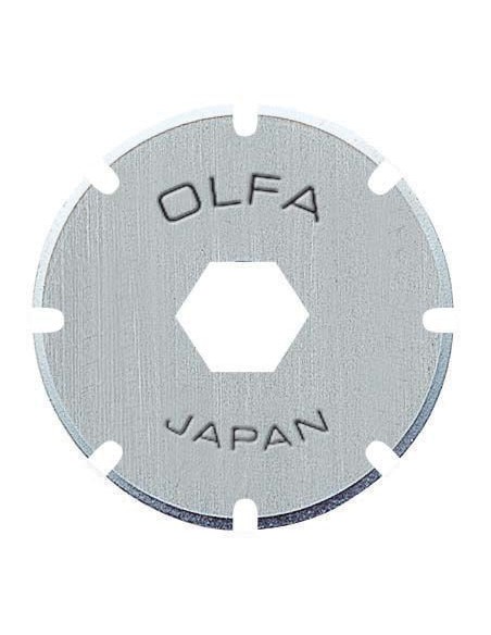 PACK DE 2 CUCHILLAS CIRCULARES PERFORADORA 18X0,3 MM PLATEADAS