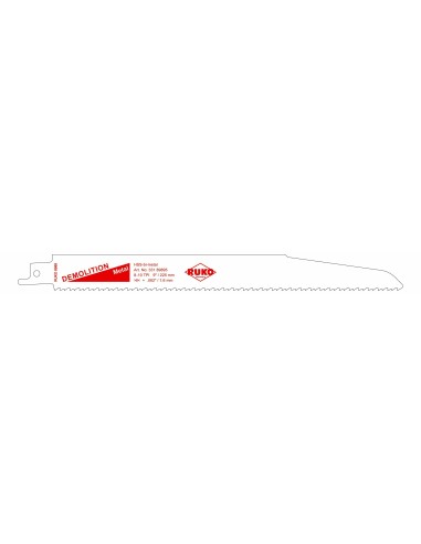 PACK 5 SIERRAS SABLE ACERO CORTE ULTRA RAPIDO S 1120 CF LARGO 225 MM PASO 1,6 MM
