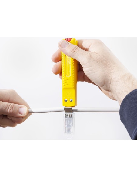 CUCHILLO PELACABLES STANDARD Nº 28H CON CUCHILLA EN FORMA DE GANCHO ( 8-28 MM)