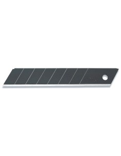 PACK DE 10 CUCHILLAS TROCEABLES 18 MM NEGRAS