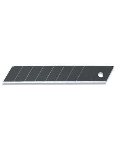 PACK DE 10 CUCHILLAS TROCEABLES 18 MM NEGRAS