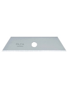 PACK DE 5 CUCHILLAS TRAPEZOIDALES 72X17,5 MM PLATEADAS