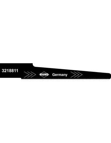 PACK DE 5 SIERRAS DE CALAR ACERO DE CORTE ULTRA RAPIDO 91,5 MM (PASO 1 MM)