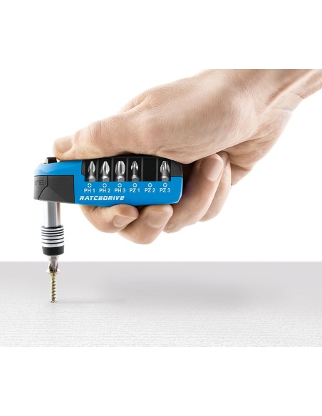 CAJA DE 7 PUNTAS CON CARRACA RATCHDRIVE (PH/PZ) EN CAJA DISPENSADORA
