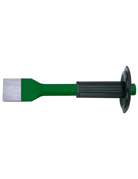 CINCEL RANURAS CON EMPUÑADURA SEGURIDAD SERIE VERDE LARGO 250MM CABEZA 71 MM