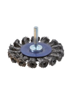 CEPILLO ALAMBRE TRENZADO  VASTAGO DE 6 MM Y FILAMENTO DE 0.50 MM (75X13 )