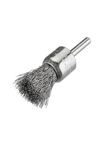 CEPILLO FILAMENTO ABRASIVO CON VASTAGO 6 MM 1.10 MM Y GANO 80 ROJO (25X30)