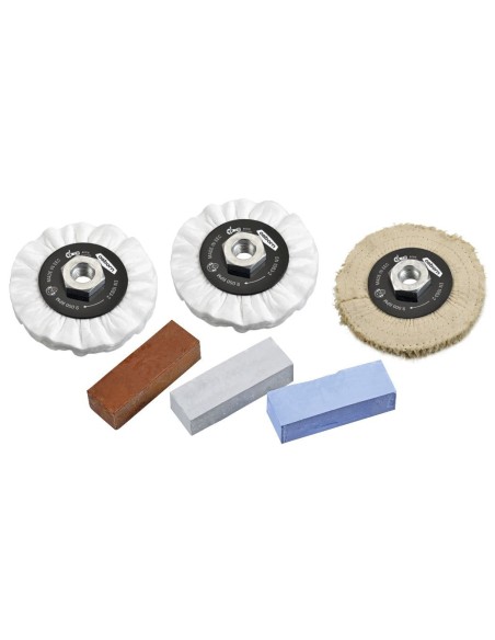 KIT DE PULIDO 6 PIEZAS CON TUERCA M14 9.000 (R.P.M)