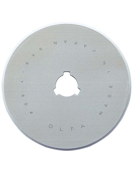 CUCHILLA CIRCULAR 60MM COLOR PLATEADO - ESPESOR 0,3 MM
