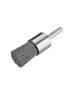 CEPILLO DE FILAMENTO ABRASIVO CON VASTAGO DE 6 MM 0,90 MM Y GRANO 120 (22X45X25)