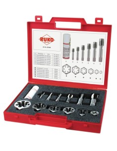JUEGO MACHOS HSS REPARACION ROSCAS DE TUBERIAS SANIATRIAS RECTIFICADOS 13 PZAS
