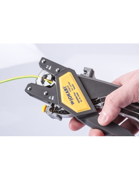 HERRAMIENTA CORTE, PELADO, TORSION Y CRIMPACION CABLES QUADRO PLUS (0,5-2,5 MM2)