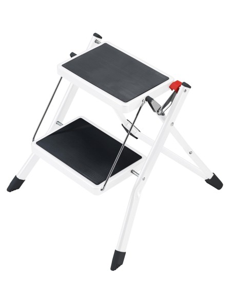 TABURETE DE ACERO MK60 STANDARDLINE BLANCO (2 PELDAÑOS)