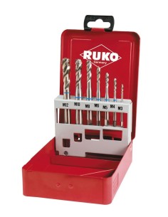 JUEGO DE 7 MACHOS MAQUINA M DIN 371 / 376 HSS RECTIFICADOS TIPO C