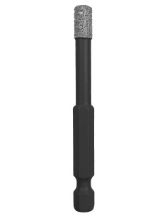 JUEGO 4 BROCAS HUECAS DIAMANTADAS EN SECO CONEXION HEXAGONAL 1/4 ( 6-6-8-10 MM)