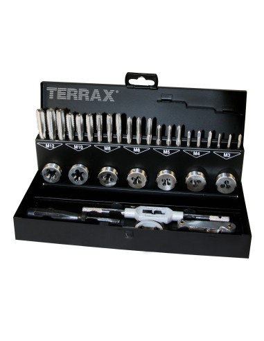 JUEGO HERRAMIENTAS DE ROSCAR 31 PIEZAS EN ESTUCHE METALICO