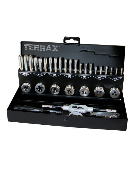 JUEGO HERRAMIENTAS DE ROSCAR 31 PIEZAS EN ESTUCHE METALICO