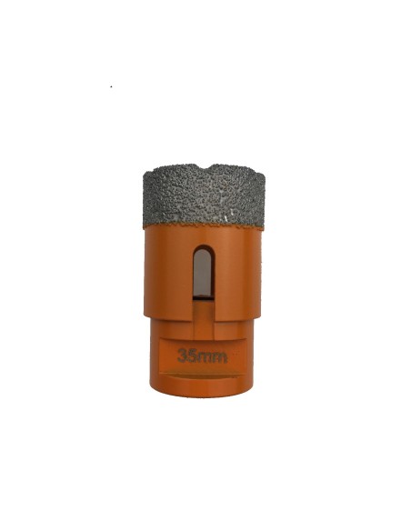 JUEGO 4 BROCAS HUECAS DIAMANTADAS EN SECO CON ROSCA M14 ( 14-20-25-32 MM)