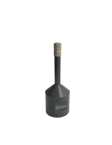 JUEGO 4 BROCAS HUECAS DIAMANTADAS EN SECO CON ROSCA M14 ( 6-8-10-12 MM)
