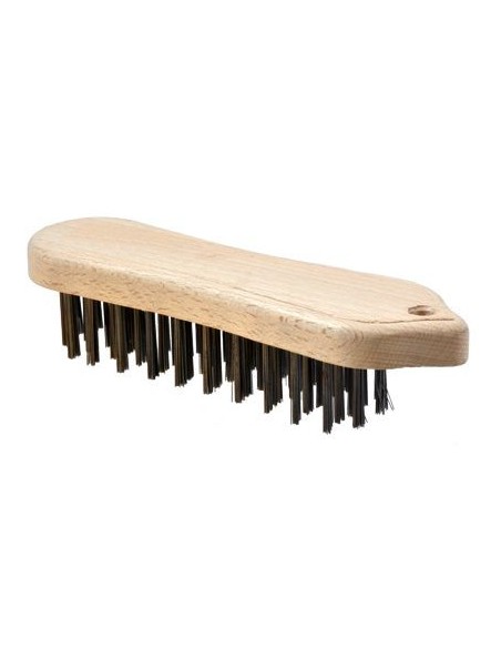 CEPILLO CON CUERPO DE MADERA TIPO VIOLIN / RECTANGULAR DE ACERO ( HILO 0.45 MM)