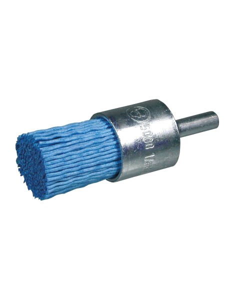 CEPILLO PINCEL ACERO LATONADO CON VASTAGO DE 6 MM Y FILAMENTO DE 0.30 MM