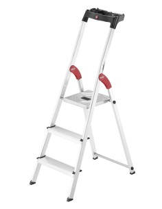 ESCALERA DE TIJERA DE ALUMINIO L60 EASYCLIX FR DE 3 PELDAÑOS